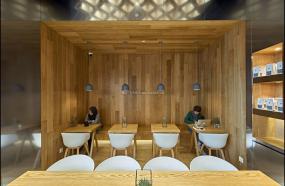 网红奶茶店设计装修图片