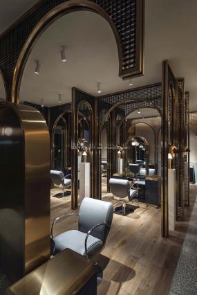 2019潮流美发店装修效果图