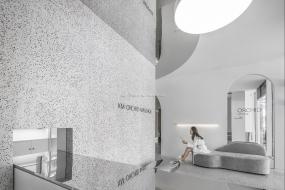 潮流美发店装修设计效果图片