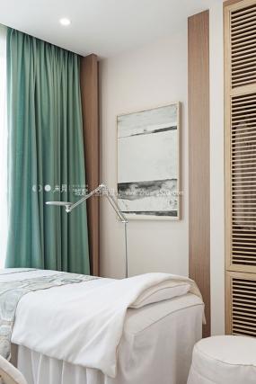 简约美发店装修实物图片