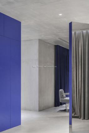 简约美发店装饰设计效果图