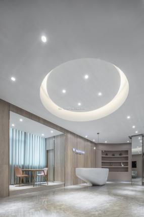 潮流美发店装修装潢效果图