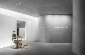 简约美发店设计效果图