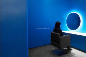 美甲美发店装修设计效果图