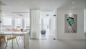 简约美发店设计装饰效果图