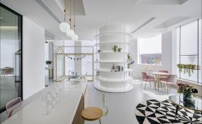 最新简约美发店设计装饰效果图