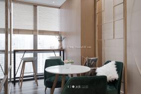 简约美发店装潢效果图片