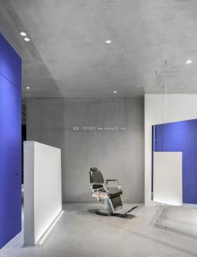 高档简约美发店装修图片