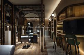 潮流美发店装修设计效果图