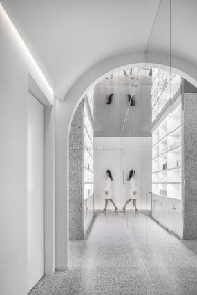 潮流美发店设计装饰效果图片