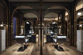 潮流美发店装饰图片