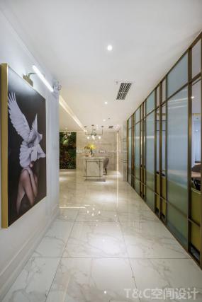 创意美发店装修设计效果图片