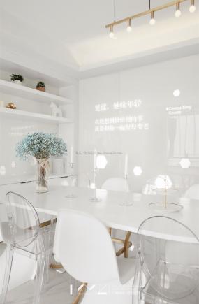 连锁美发店装潢效果图片