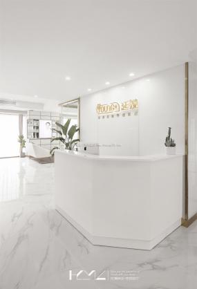 连锁美发店装潢效果图