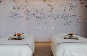 高档创意美发店装修图片