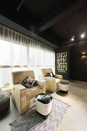 国外美发店装潢效果图