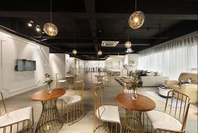 国外美发店装修设计效果图