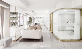 连锁美发店装修效果图片