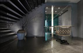 连锁美发店设计装修效果图片