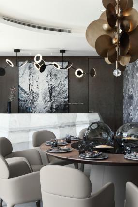 高档理疗会所装修效果图