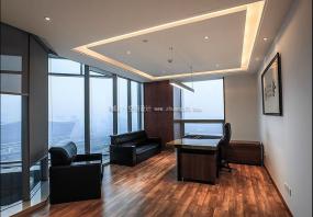 招商办公室装修实景图片