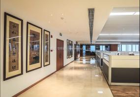 招商办公室装修实物图片