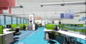 高档IT办公室装修效果图