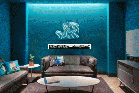 科技办公室装饰效果图片