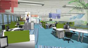 高档IT办公室装修图片