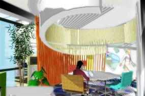 IT办公室设计效果图片