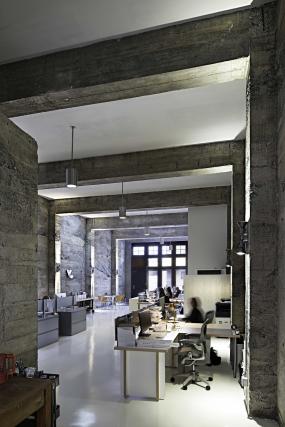 智能办公室装潢效果图