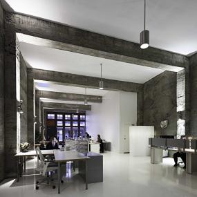 智能办公室装修实景图片