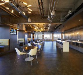 香港办公室装修实物图片