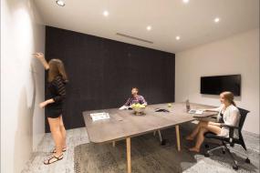 禅意办公室装修实物图片