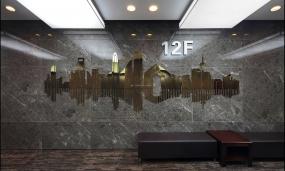 培训机构办公室设计装饰图