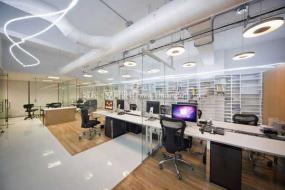 流行风格办公室装修实景图片