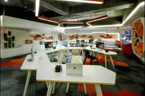 日企办公室装潢效果图