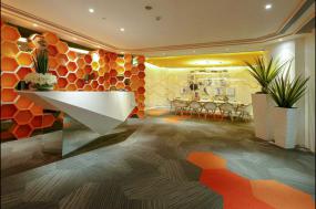 日企办公室装修实景图片