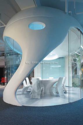 化妆品公司办公室装修设计效果图片