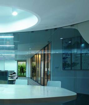 化妆品公司办公室装潢设计效果图片