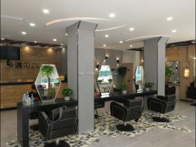 美发店装修实景图片
