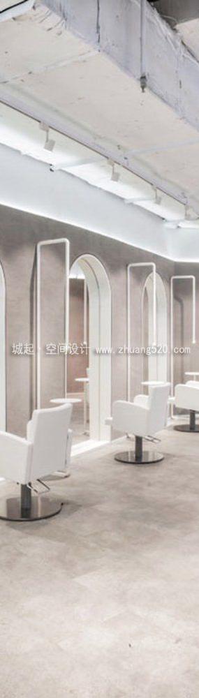高端美发店装修效果图