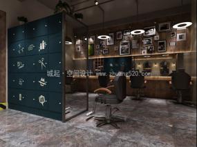 美发店装潢效果图