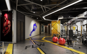 瑜伽馆装修高清效果图