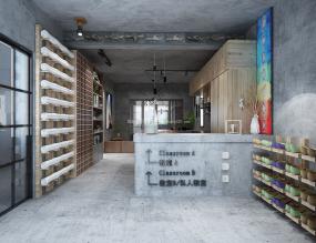 瑜伽馆装修实物图片