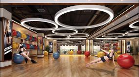 瑜伽馆装修高清图片