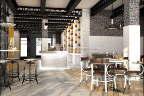 烘培店装饰设计效果图片