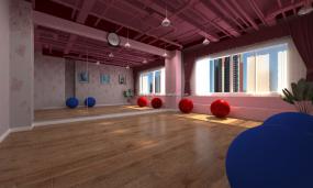 舞蹈房装修设计效果图片