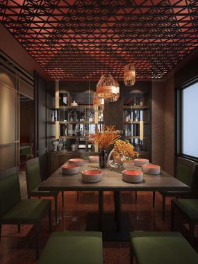 主题餐厅装修高清效果图