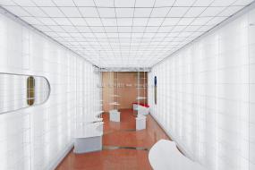 美甲店装修实物图片